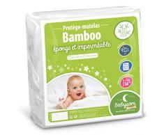 Babysom - Baby Matratzenschoner | Kinder Matratzenauflage - Bambus - 70x140 cm - Naturfaser - Wasserdicht - Sanft und atmungsaktiv