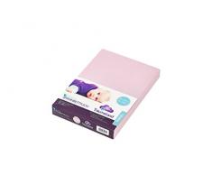 Träumeland Spannbetttuch Tencel, rosa, 60 x 120 + 70 x 140 cm