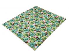 IDEENREICH Baby Krabbeldecke Krabbeltraum| Affen grün| RUTSCHFEST | 130x150cm | ideal als Spieldecke, Krabbeldecke und Laufgittereinlage