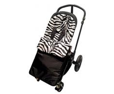Animal Print Fußsack/COSY TOES kompatibel mit Mountain Buggy Duo/Duet/One/Swift Zebra