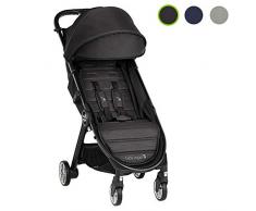 Baby Jogger City Tour 2 Buggy, kompakt, leicht, zusammenklappbar & tragbar Kinderwagen, Jet (Schwarz)