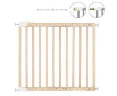 Badabulle B025224 Türschutzgitter Deco Pop holzfarben, braun