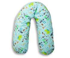 Ideenreich 2248 Stillkissen Zirkus, 190 x 40, blau
