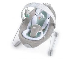 Ingenuity Pemberton, automatische Babywippe mit zwei Stufen, Sicherheitsgurt, luftdurchlässigem Material und 2 Plüschtieren