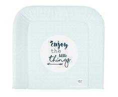 bébé-jou 6802104 Wickelauflage 3K Lucky Quotes, weiß