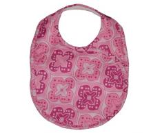 Bebe au Lait The reversable double bib - Shrine Pink, Wendelätzchen mit Magnet