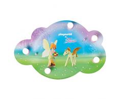 ELOBRA Bildwolke PLAYMOBIL Fairies, Wand-/ Deckenleuchte, 40 LEDs warmweiß, 230V, E14, max 5 x 40 Watt, Serienschaltung, 136232