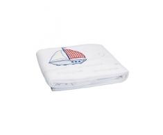 Laura Ashley 80 x 110 cm Fleece Tagesdecke (Segeln)