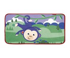 Arditex FP10176 Monkey Room Teppich, mehrfarbig, 45 x 75 cm