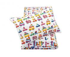 Pepi Leti 685843715597 Sommerwagen Premium Hochwertige Kinderbettwäsche, mehrfarbig