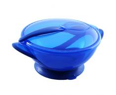 Poupy 1988.6 Mikrowellenschale mit Deckel und Löffel, verschiedene Farben
