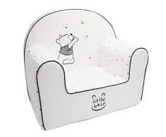 Babycalin DIS550003 Disney Winnie Moon Kindersessel, Abnehmbarer Bezug, Weiß