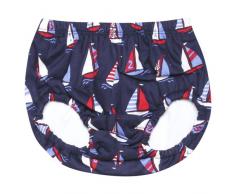 JoJo Maman Bébé Badewindel, Motiv Boot, 0 bis 3 Monate