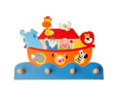Inware 22409 - Kinder Garderobe Arche Noah, aus Holz