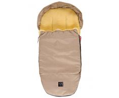 Lammfell Fußsack Lenny, sand melange