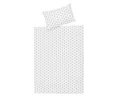 Schardt 13 609 1/764 2-teilige Kinderbettwäsche Circle Star, grey