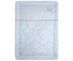 Schardt 13445 3/603 - Bett-Set 4-teilig, Dessin: 3/603 flowers hellblau