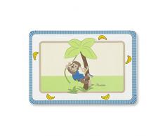 Sterntaler 6851400 Frühstücksbrettchen mit schönem Motiv Affe Anton, Rutschfest