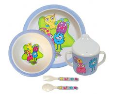 Bieco 04000411 - Kindergeschirr mit tollen Motiven und Farben