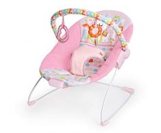 Bright Starts, Babywippe, Fancy Fantasie mit Beruhigenden Vibrationen, Maschinenwaschbarem Sitzpolster, Rutschfesten Füßen und 2 Spielzeugen