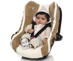 Wallaboo Sommerbezug. Universal Bezug für Babyschale, Autokindersitz, z.B. für Maxi-Cosi, Römer; ROT