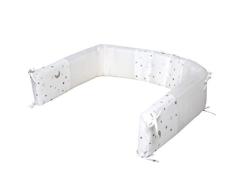 safe asleep von roba Nestchen Air PLUS Sternenzauber, luftzirkulierendes Nestchen, AIR-balance System, Babynest, Babynestchen, Bettumrandung, Bettausstattung, Kopfschutz,