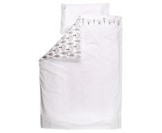 Tis Lifestyle Bettdecke Bezug Bett weiß/beige