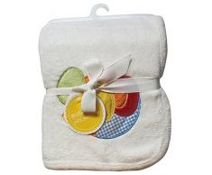 Suncrest Jolly Jamboree Weich Kinderwagen und Kinderzimmer Baby Decke (100 x 75 cm, Creme)
