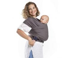 Boba Baby Wrap, das elastische Tragetuch aus weichem Sommersweat, sehr einfach zu binden, ideal für Neugeborene und Kleinkinder bis 16 kg