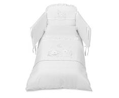 ITALBABY Maxi Happy Family Bettwäsche-Set, weiß, 5-teilig