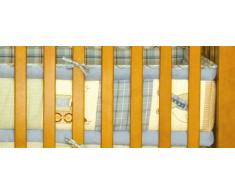 Kids Line All Aboard Babybett oder Babybett 3-seitige bestickt Bumper