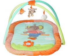 Playshoes 301752 Spielbogen Elefant mit vielen Details, fördert die Wahrnehmung von Farben, Formen und die Greiffunktion der Hände, Maße circa 75 x 100 cm