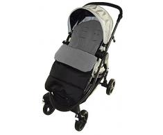 Fußsack/COSY TOES kompatibel mit Jane Muum Kinderwagen Dolphin grau