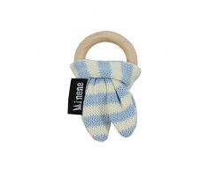 Minene Beißring aus Holz, Blau