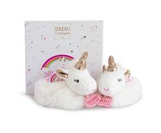 Doudou et Compagnie DC3311 LICORNE - Booties mit Rassel, rosa