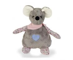 Sterntaler Wärmekissen Maus Mabel, Für Babys ab dem 1. Monat, 25 cm, Grau/Mehrfarbig