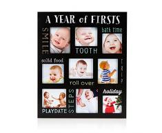 Pearhead Babys erstes Jahr Fotorahmen, Kreidestil