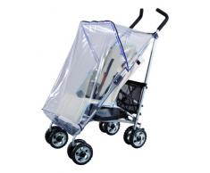 sunnybaby 10094 - Universal Regenverdeck, Regenschutz, Regenhaube | passend für Buggy ohne Dach | glasklar | schadstofffrei | Windschutz | Qualität: MADE in GERMANY