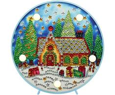 DIY Diamond Painting Lampe mit LED-Lichtern, speziell geformte Diamant-Zeichnung, Kinderzimmer, Nachttischlampe, Home Decor Lampe