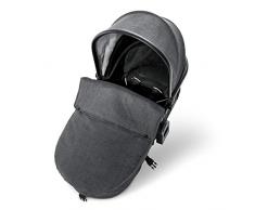 Hauck 345337 Babywanne für Duett 3 Kinderwagen, Melange Charcoal