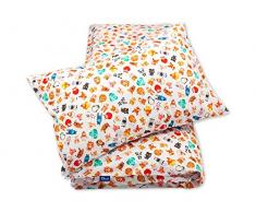 Pepi Leti 685843715436 Stadt der Tiere Premium Hochwertige Kinderbettwäsche, mehrfarbig