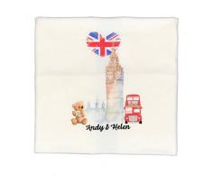 Andy & Helen 3/506cd16 Decke Bett Bedruckt Fleece, London