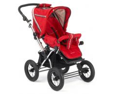 First Class City FC907 - Schwenkschieber Kinderwagen inkl. Tagenest Rot