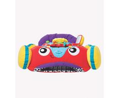 Playgro Plüschauto mit Lenkrad, Musik und Lichteffekten, Ab 6 Monaten, Music and Lights Comfy Car, Mehrfarbig, 40191
