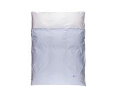 Robert Osswald 1.1.1.3.3.2.1-K05-13 Plumeaubezug Petita Schweiz einzeln für Bettwäsche - 160cm x 210cm, blau