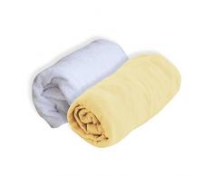 PMP Set Matratzenschoner Polyurethan + Spannbettlaken Stroh 70 x 140 cm