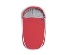 The Buppa Brand Fußsack Softshell Racing Red Recycled, rot