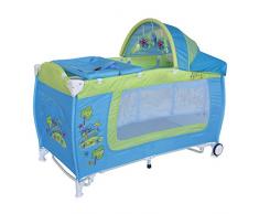 Lorelli Danny Reisebett Baby Klappständer auf Wippe blau