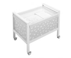 Petit Praia Aufnäher für Babybett, Mond, 50 x 80 x 75 cm, Weiß