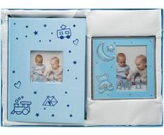 Bieco 10105620 - Fotoalbum Bilderrahmen, blau